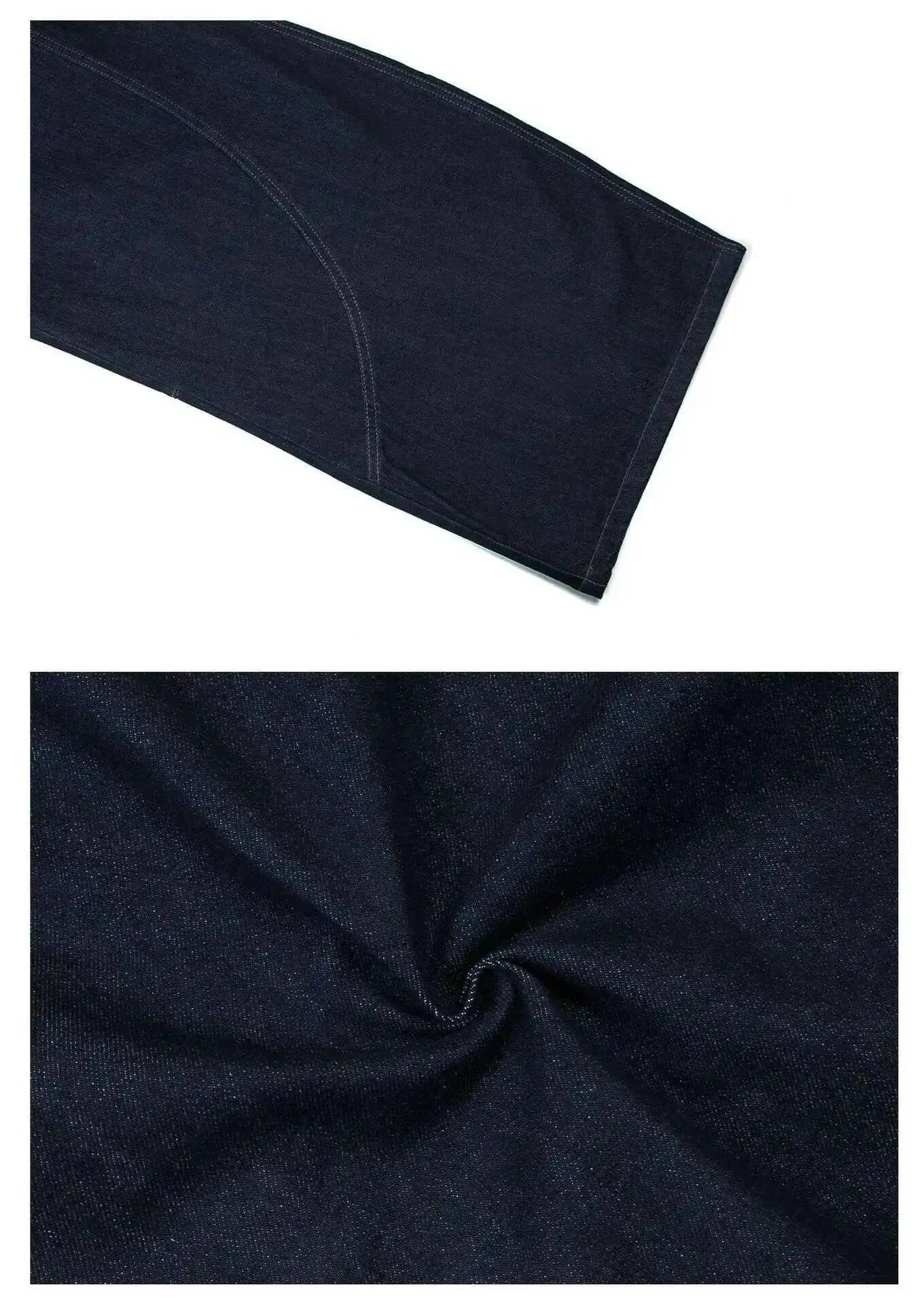 커브드 생지 데님